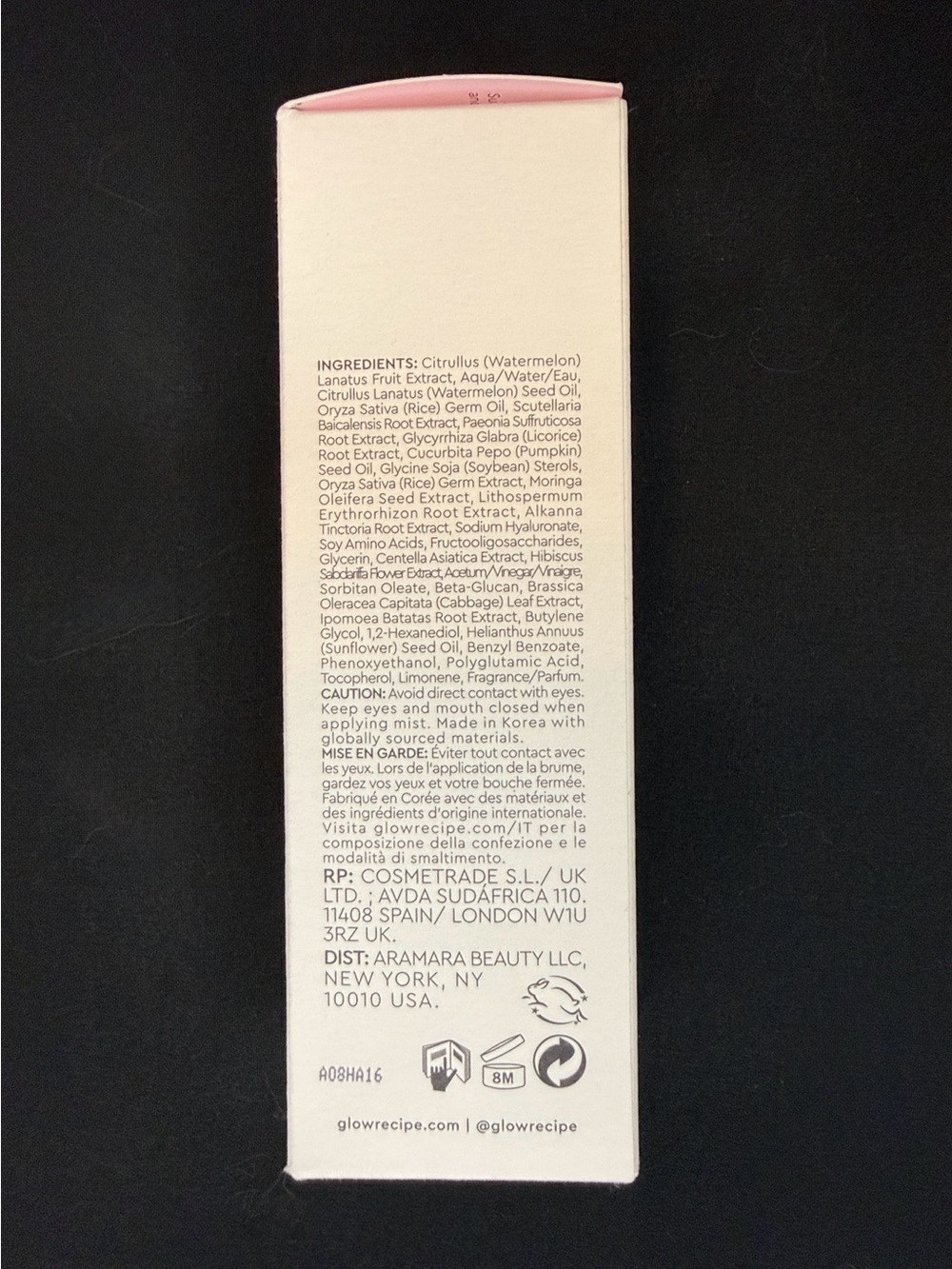 Glow Recipe Watermelon Glow Ultra-Fine Mist 2.53 ounce New - Picture 3 of 5